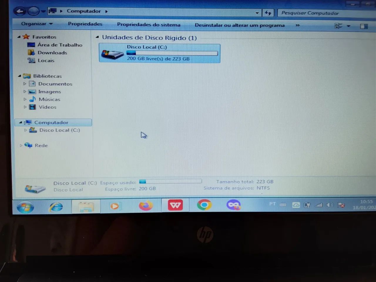 Notebook HP mini 110, Funcionando perfeitamente, com WINDOWS 7 e Upgrade (4 de ram e SDD). - Foto 4