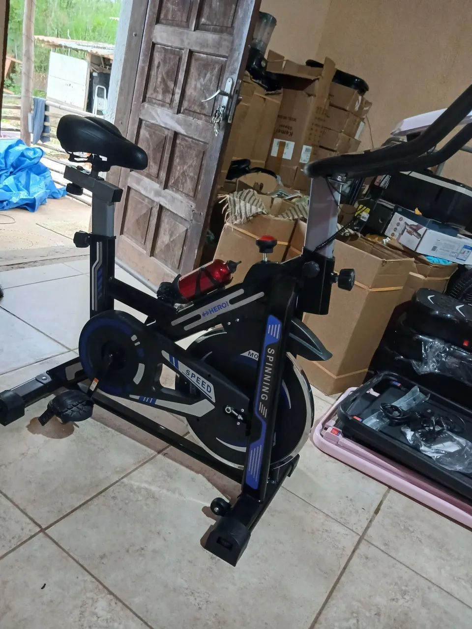 BICICLETA ERGOMETRICA  NOVA  SEM USO  COMPLETA  - Foto 4