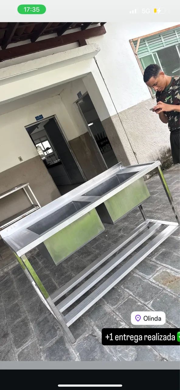 Cuba de inox