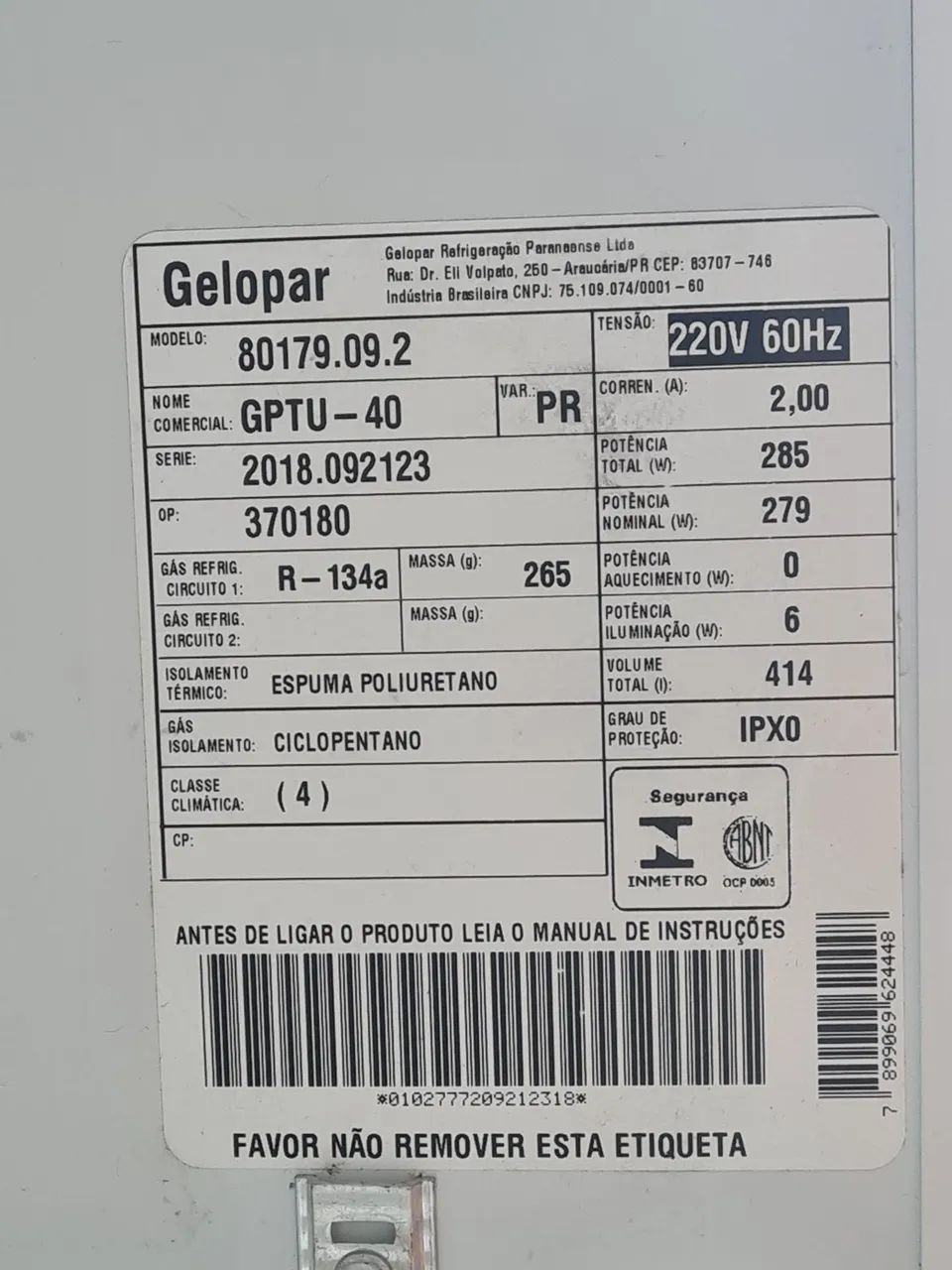 Refrigerador expositora gelopar 220v - Foto 5