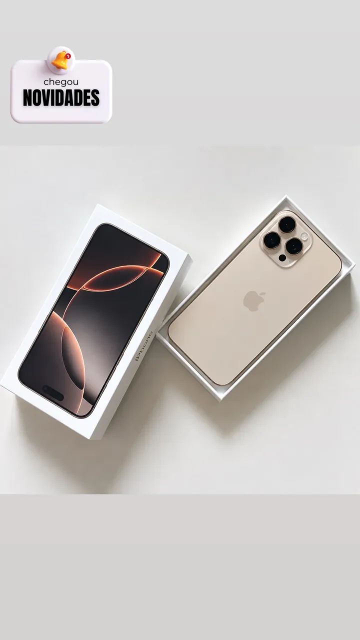 Celular iPhone 16 PRO MAX 5G - 256GB ROM | Desert Titanium 