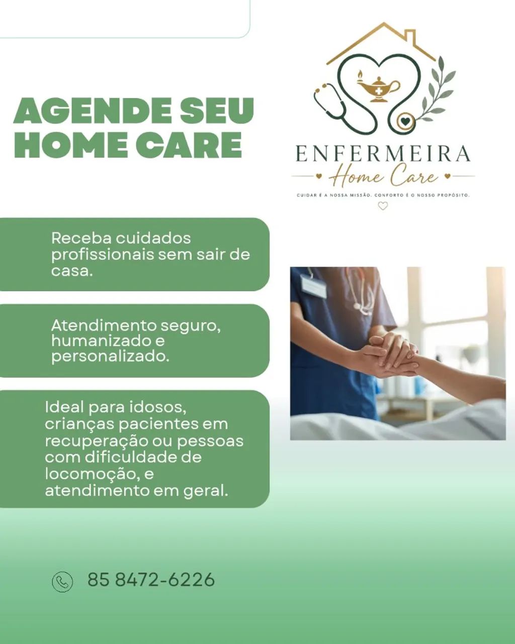 Home Care, Enfermeira e Acompanhante hospitalar. - Foto 3