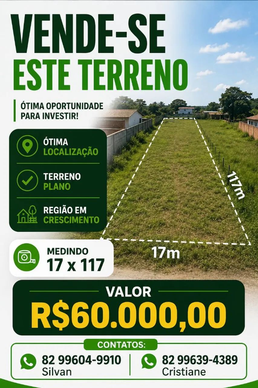 Terreno em área rural