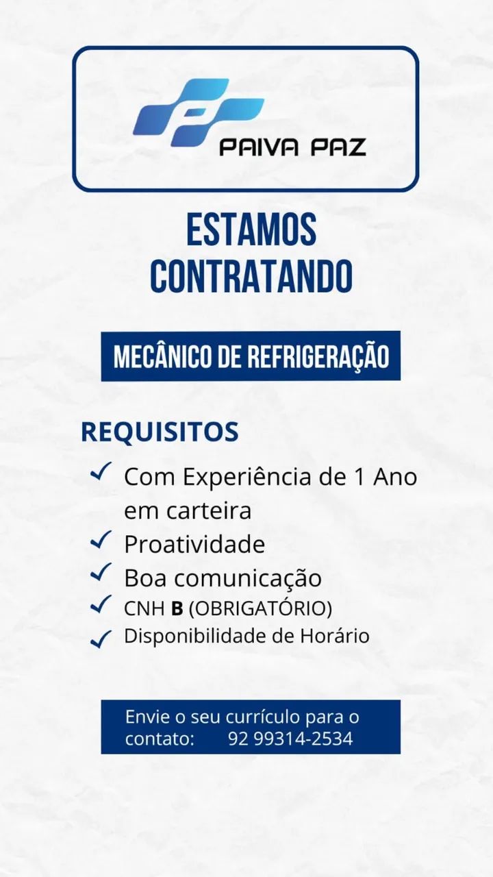 REFRIGERAÇÃO 