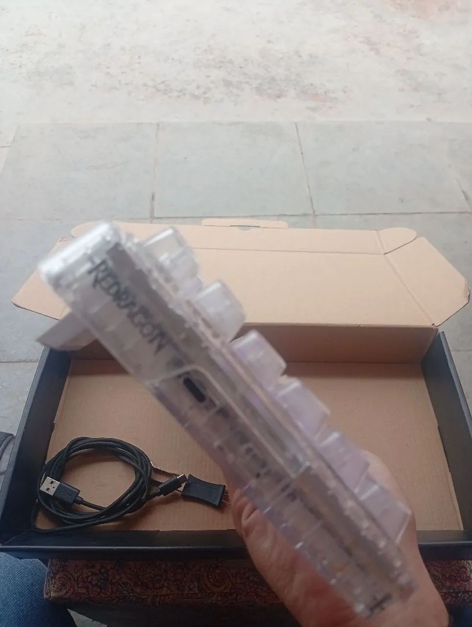 Teclado mecânico redragon branco - Foto 4