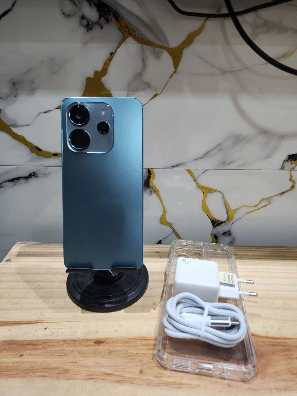 Redmi note 14 azul 5G 256 gigas zerado completo 
