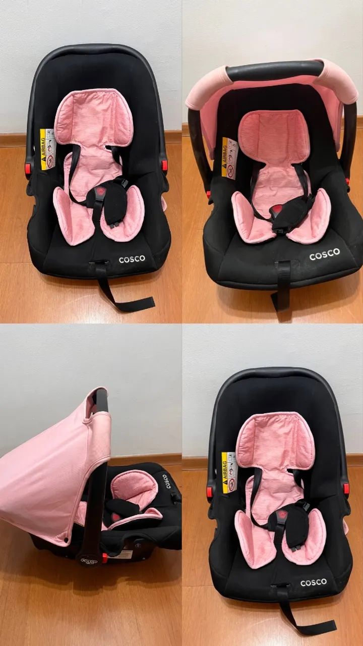 Carrinho de Bebê Alça Reversível + bebê conforto - Foto 2