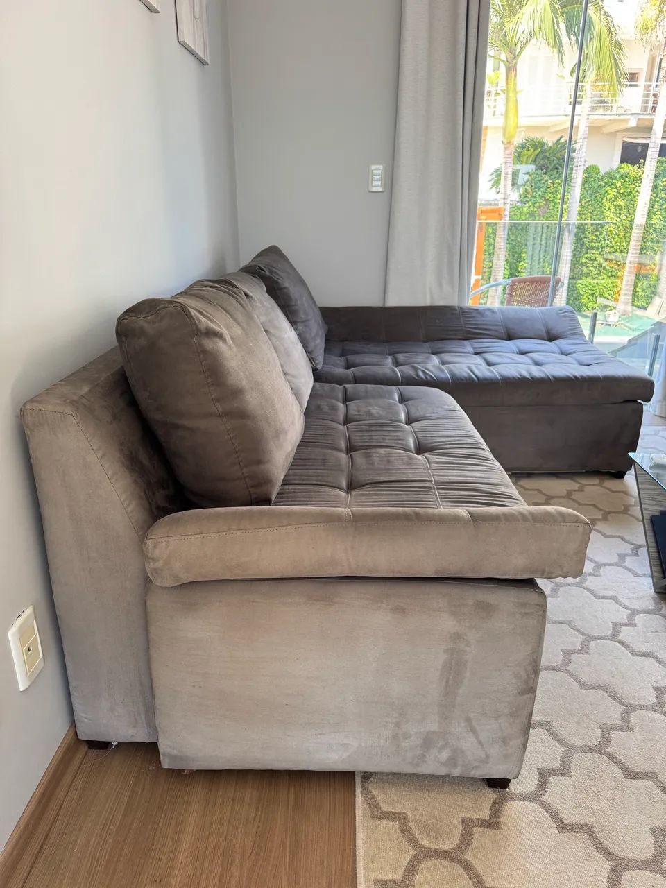 Sofá com chaise  - Foto 2