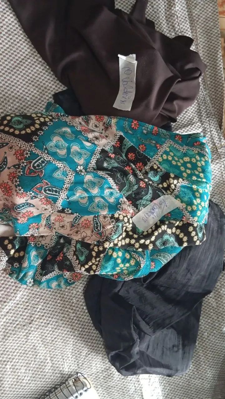 Roupas selecionadas 