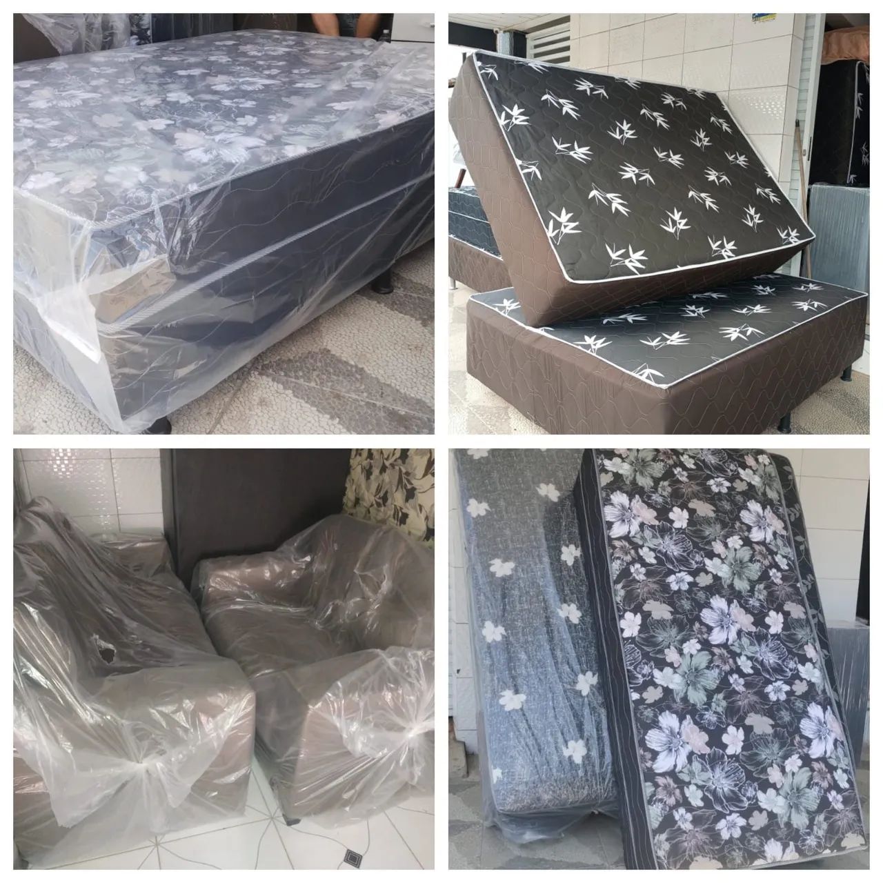 Promoção cama box casal 299 cama box solteirão 239 já com entrega - Foto 4