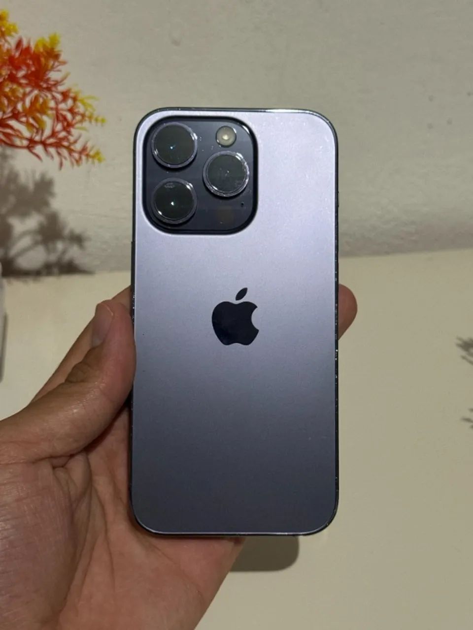 iPhone 14 Pro 256GB Deep Purple | 85% Bateria | Impecável | Nunca