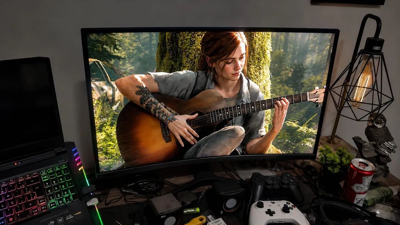 Samsung 27 Curvo Gamer 240Hz Freesync/Compatível G-Sync - Foto 4