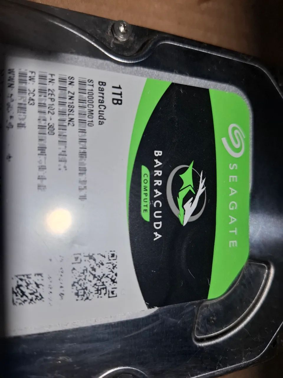 HD de 1.0TB Seagate Barracuda com 100% de saúde - Foto 3