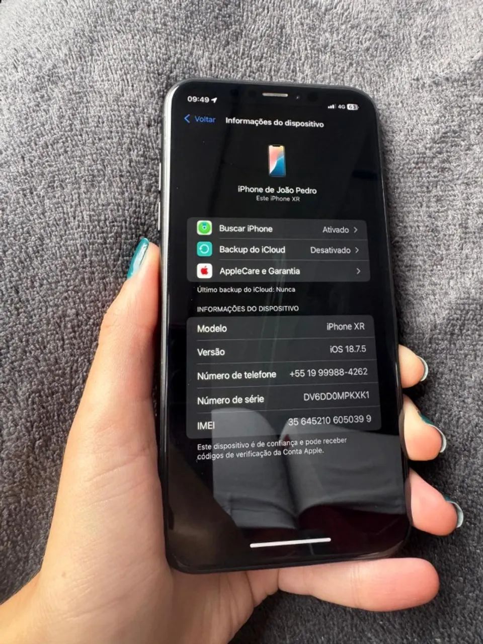 iphone XR preto 64gb - todo original - Foto 4