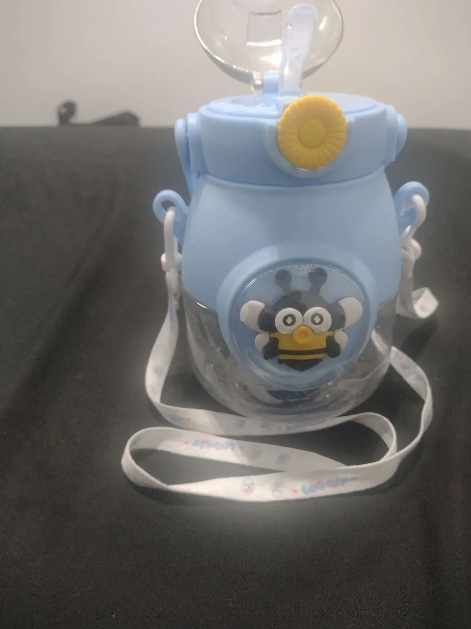 Garrafa squeeze de plástico infantil 800 ml  - Foto 5