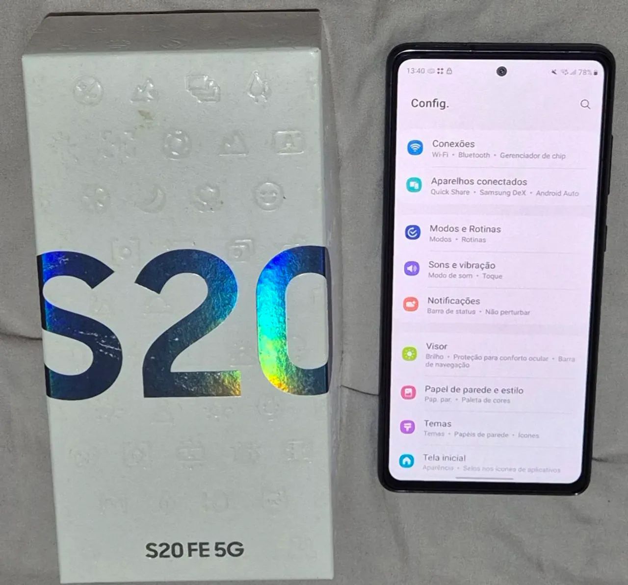 Samrtphone Samsung S20 FE 5G Azul 128GB