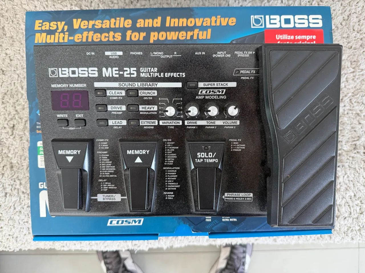 Pedaleira BOSS ME-25