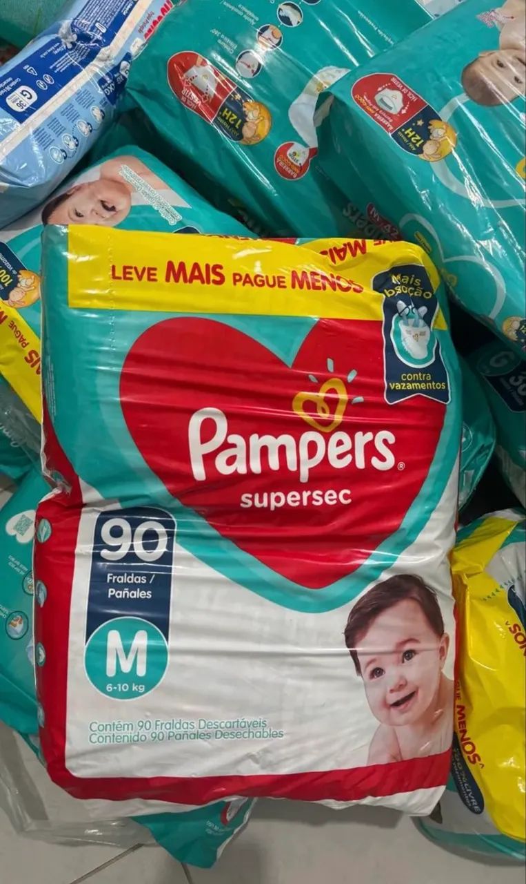 Fraldas Pampers e Huggies M e G - Foto 3
