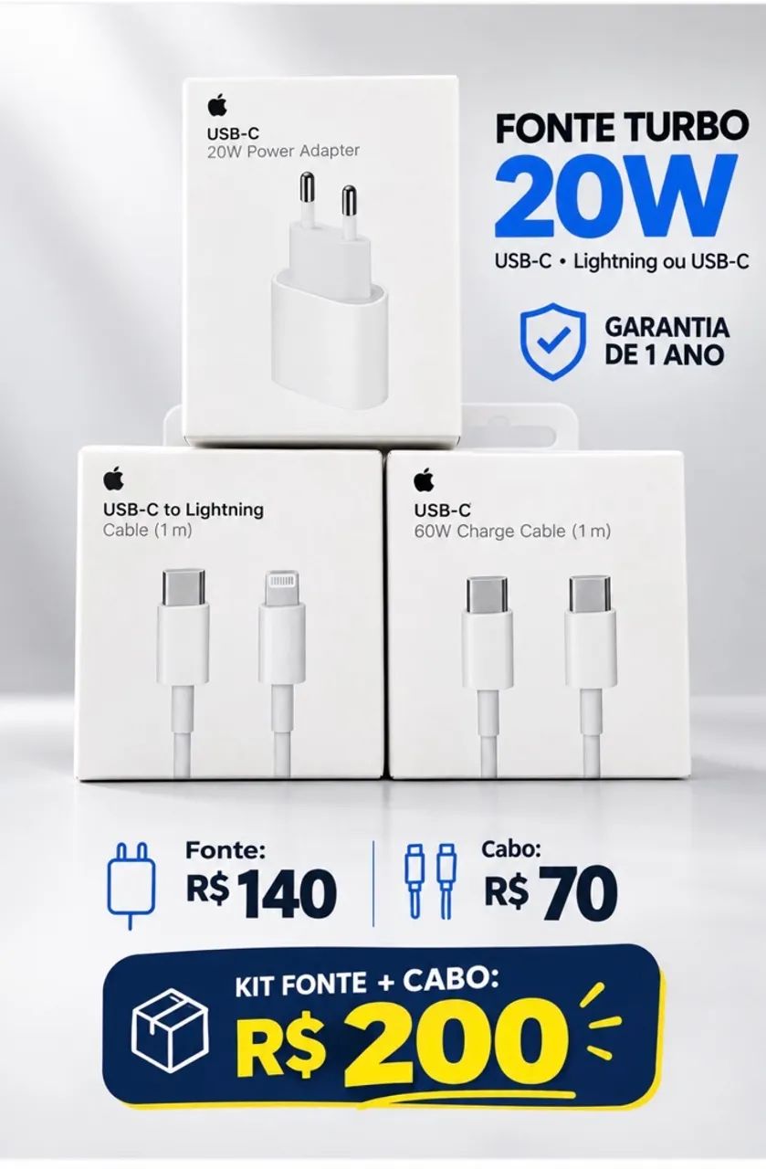 Carregador Apple Original 
