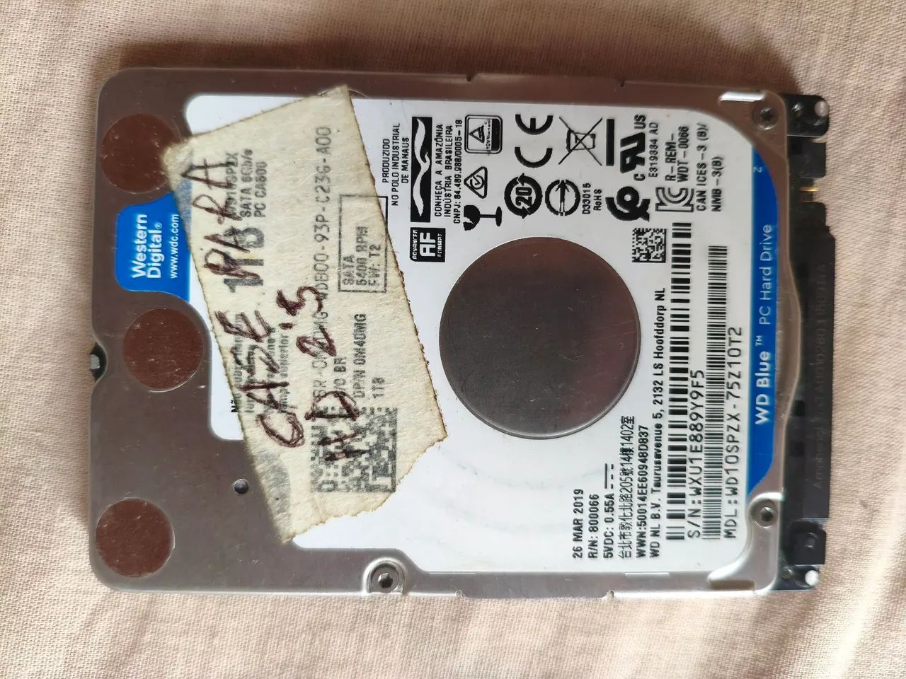 HD NOTEBOOK 1TB 