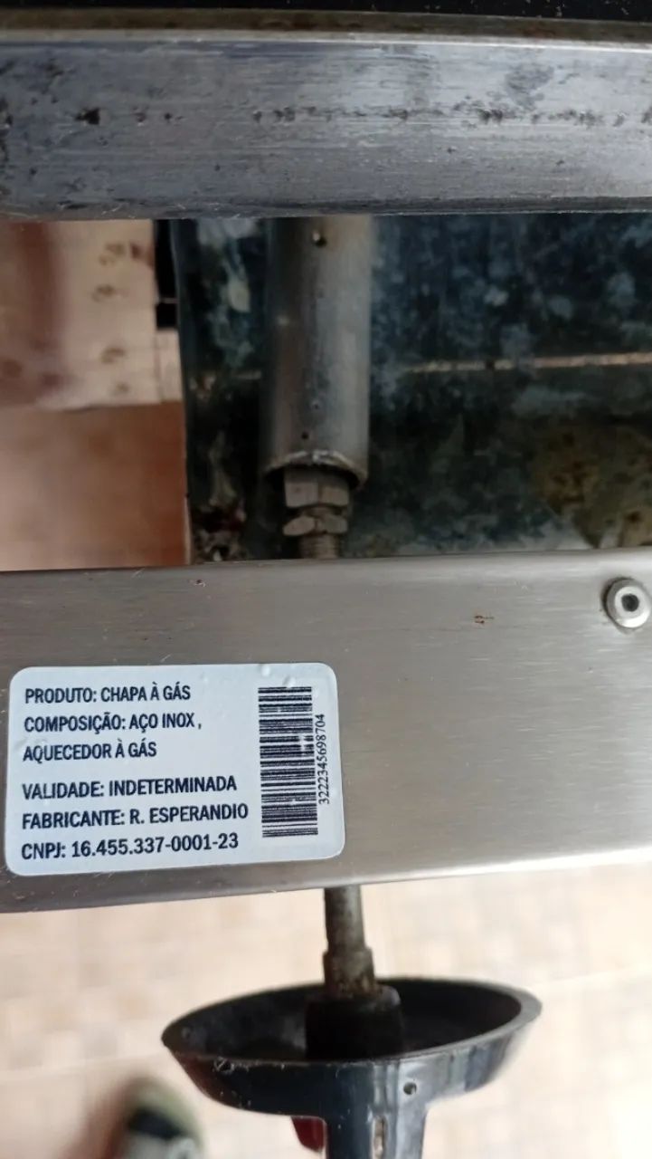 Chapa com acabameto em inox - Foto 2