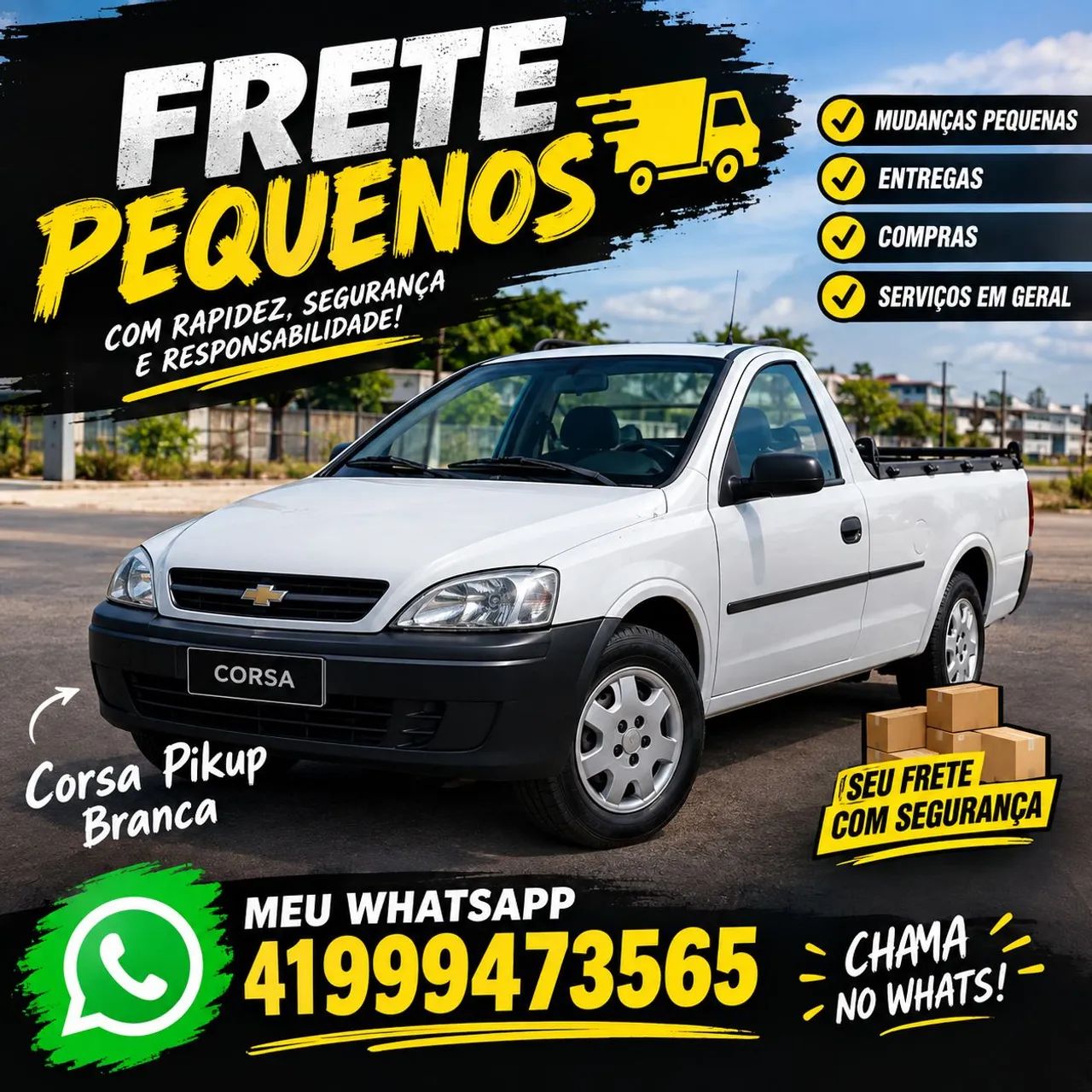 Frete pequeno com melhor preço 
