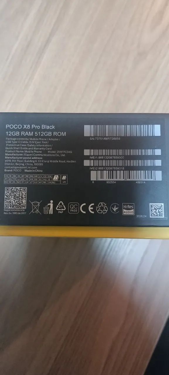 Celular xiaomi Poco X8 Pro, 512Gb + 12 - Foto 3