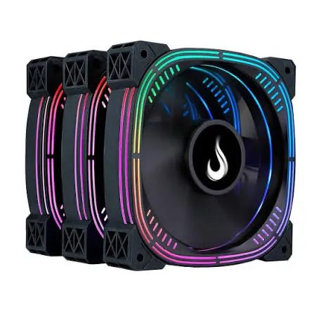 10 Fans Rise mode aura ice black ARGB