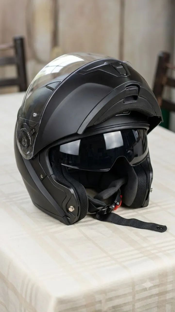 ?  CAPACETE MODULAR PRETO MATTE ? - Foto 5