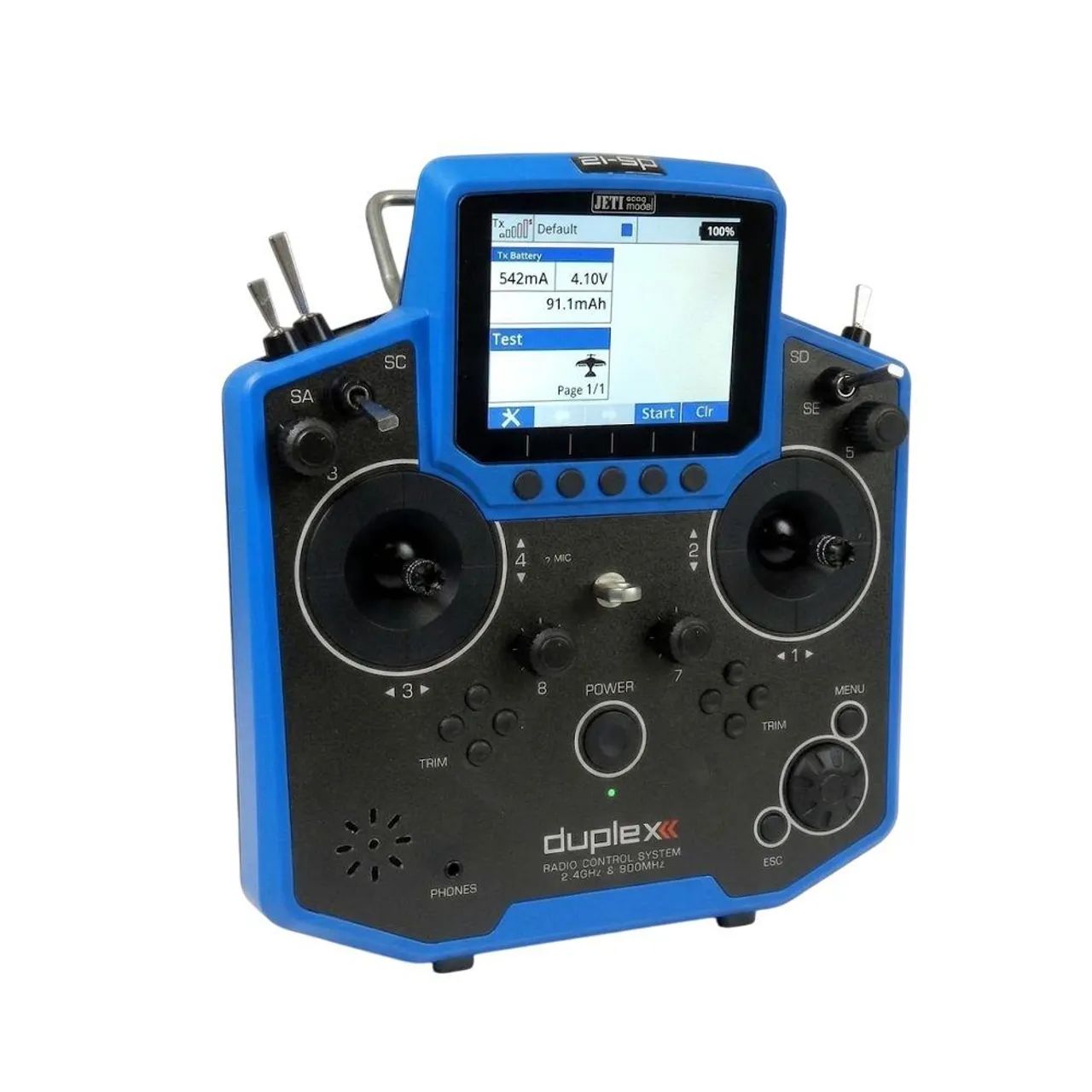 RÁDIO JETI 12CH DUPLEX DS-12 BASIC EX MULTIMOD M2 BLUE US