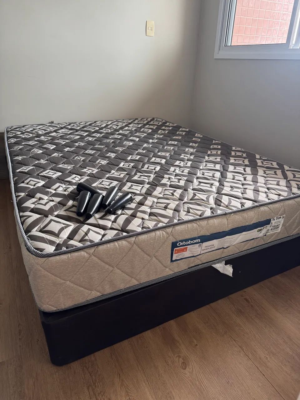 Cama Box - Colchão ortobom + base 