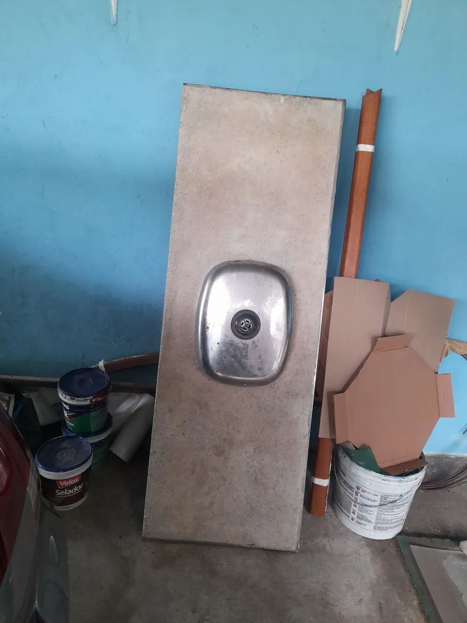 Vendo lavatório inox