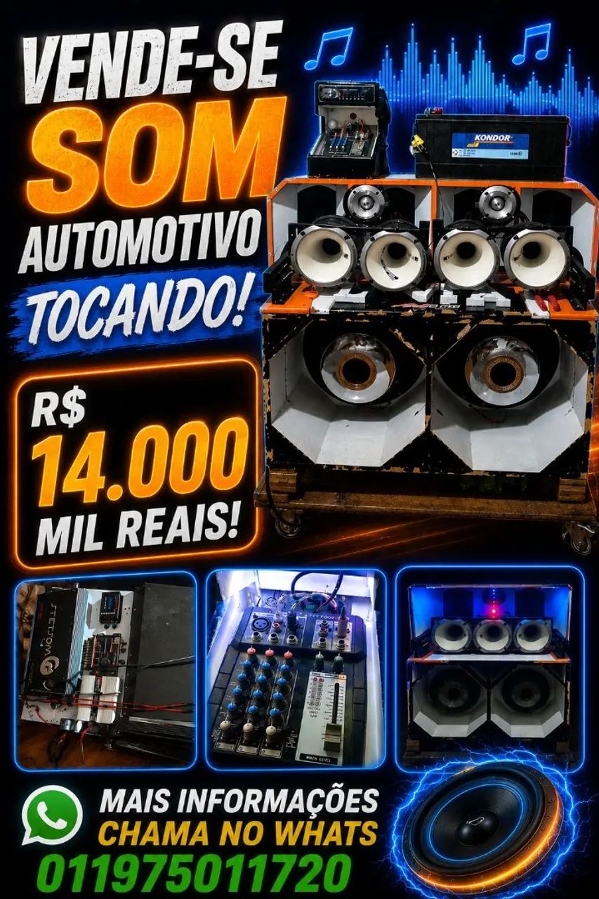 Vende se som automotivo tocando