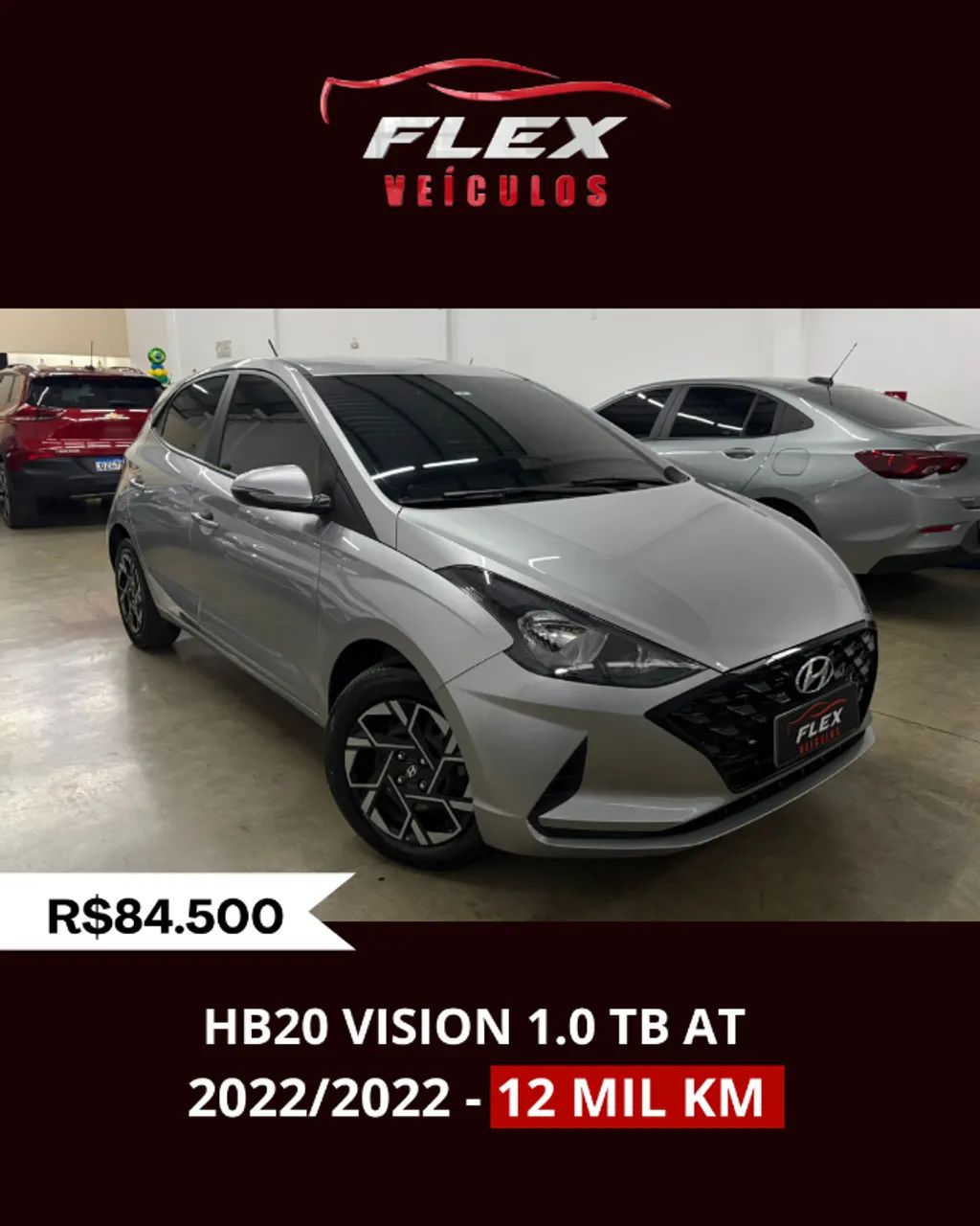 Hyundai Hb20 HB20 Vision 1.0 TB Flex 12V Aut. 2022