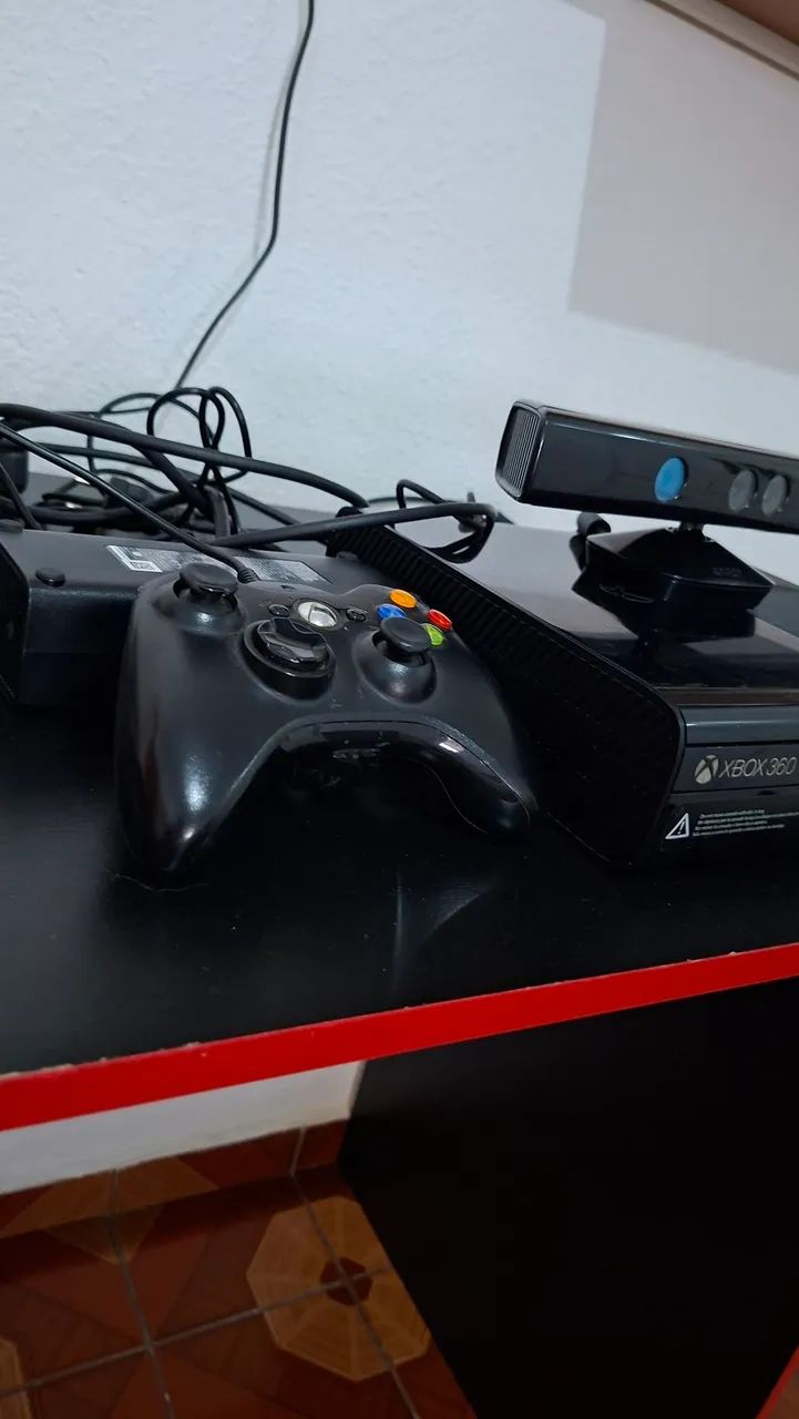 Xbox 360 Super Slim + Kinect + Jogos de brinde - Foto 5