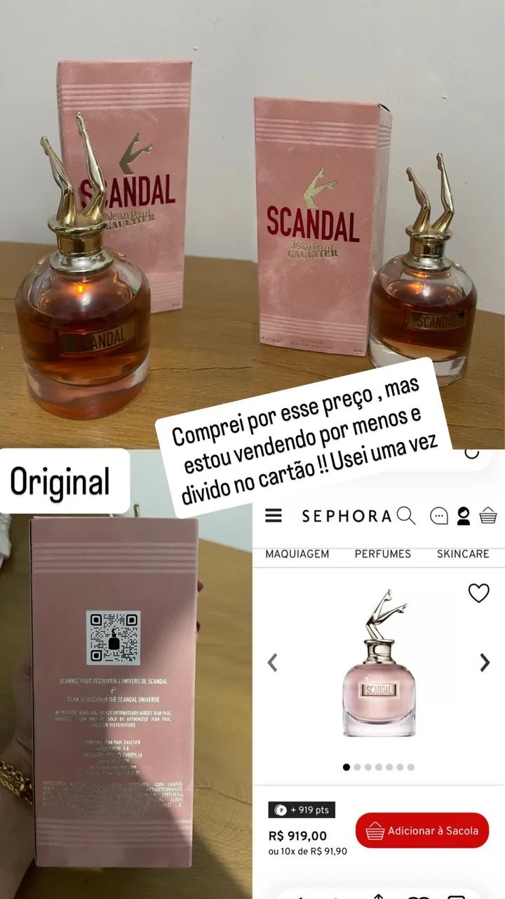 Perfume importado 