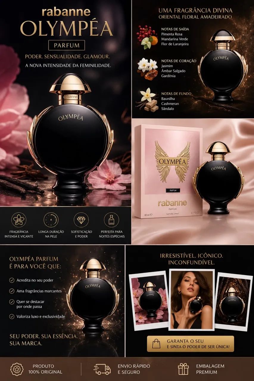Olympéa Paco Rabanne  Parfum 50ml Lacrado Original