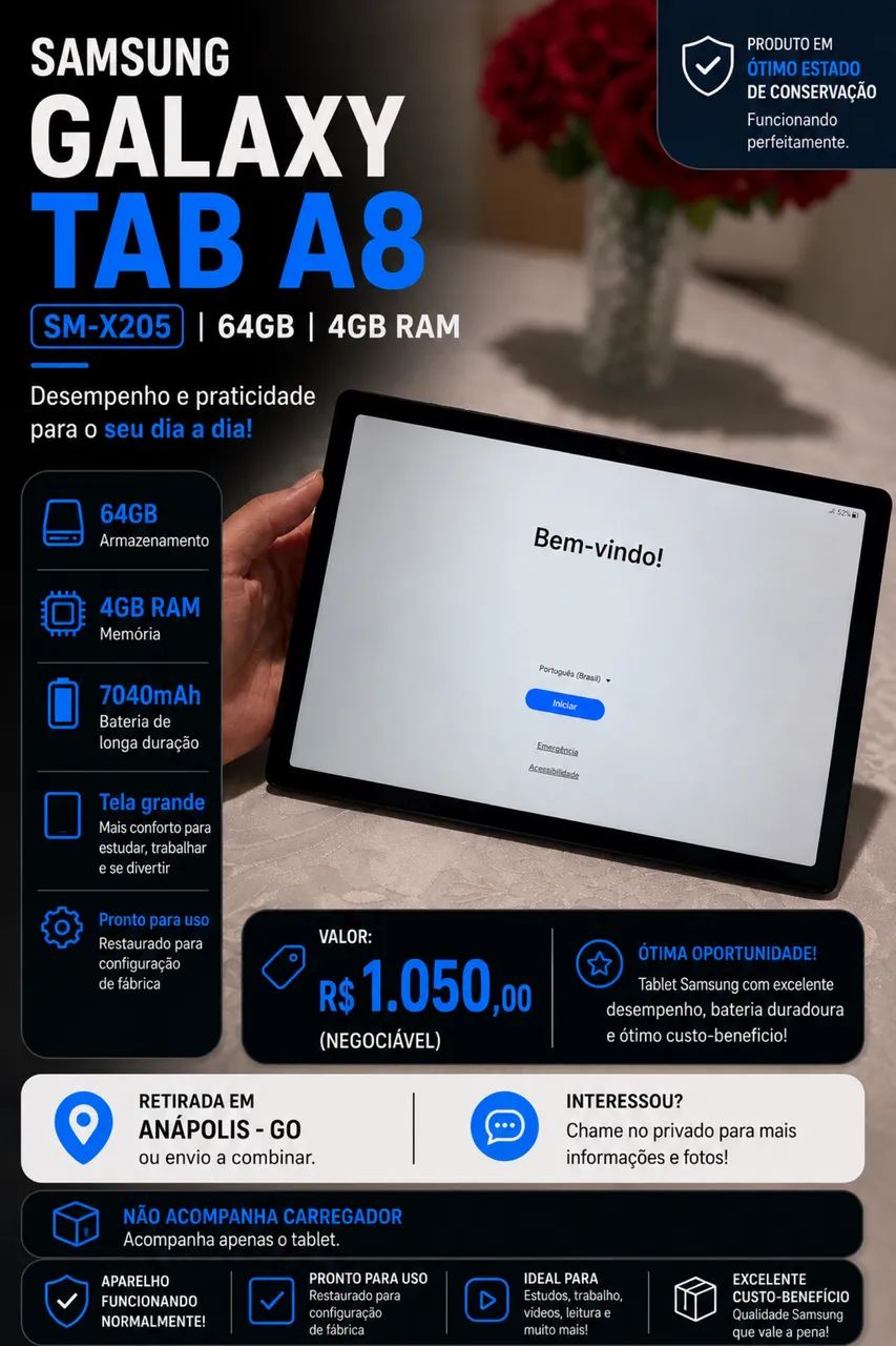 Tablet Samsung Galaxy A8 
