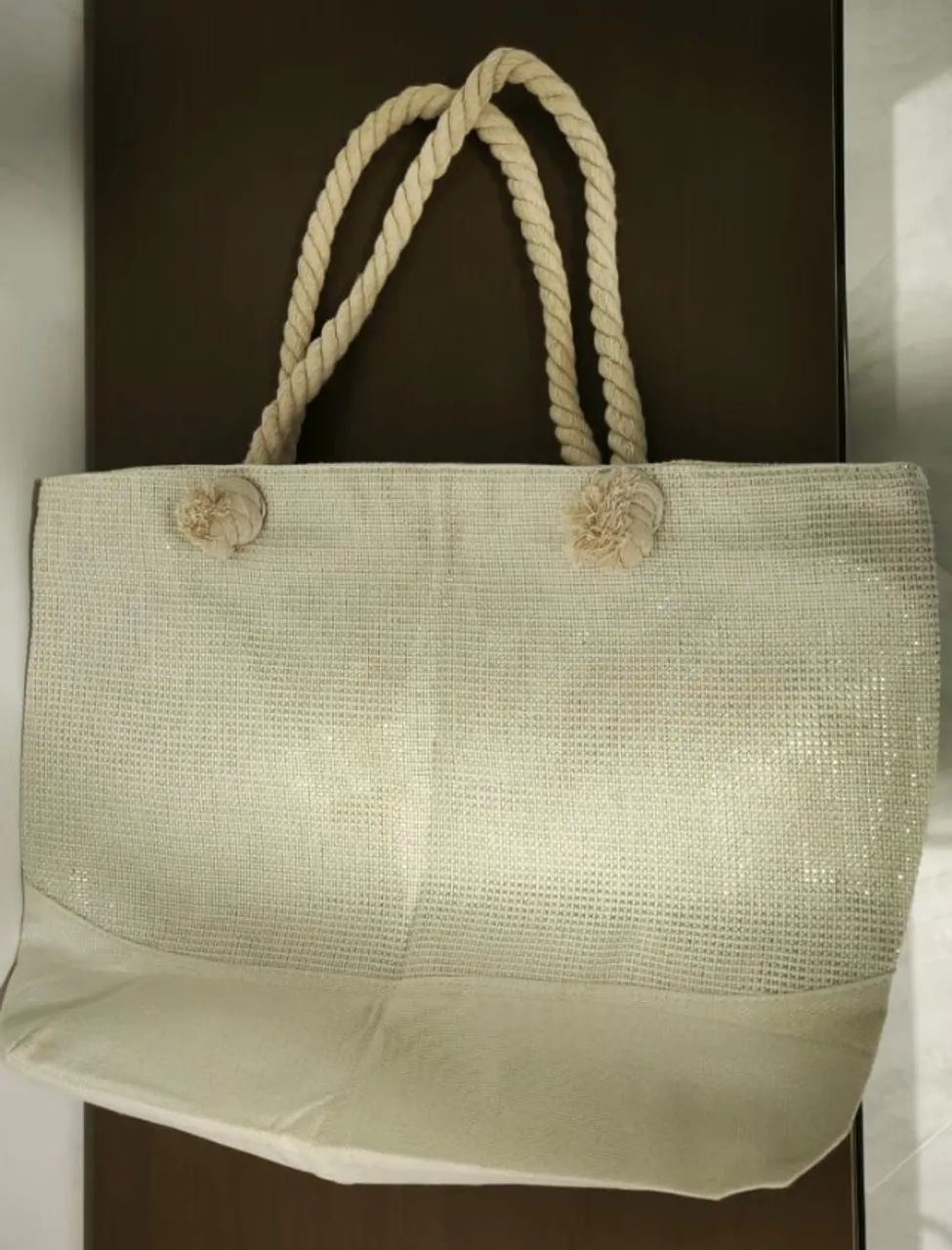 Bolsa off white grande - Foto 2
