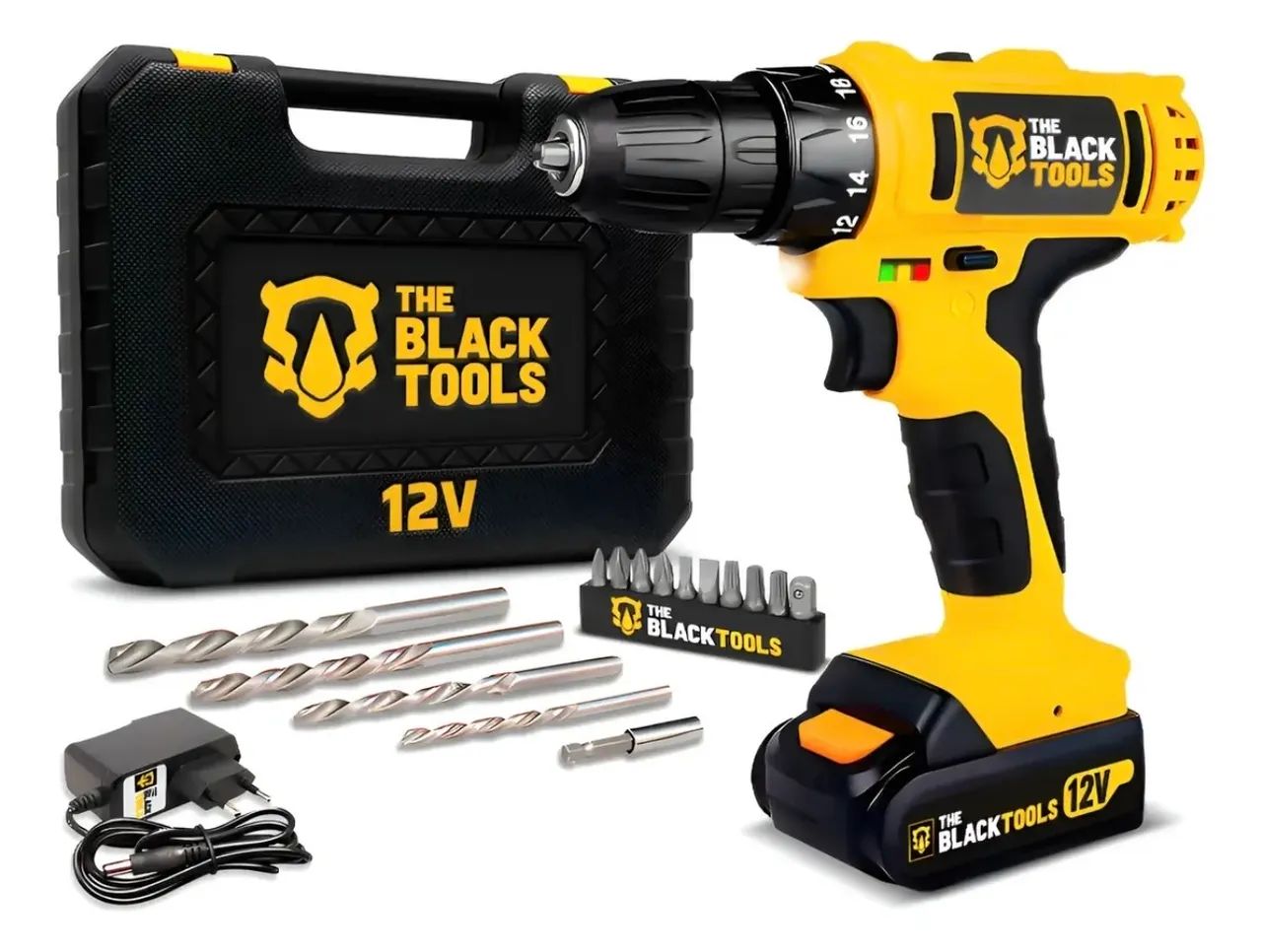 furadeira e parafusadeira de impacto Black tools  - Foto 3