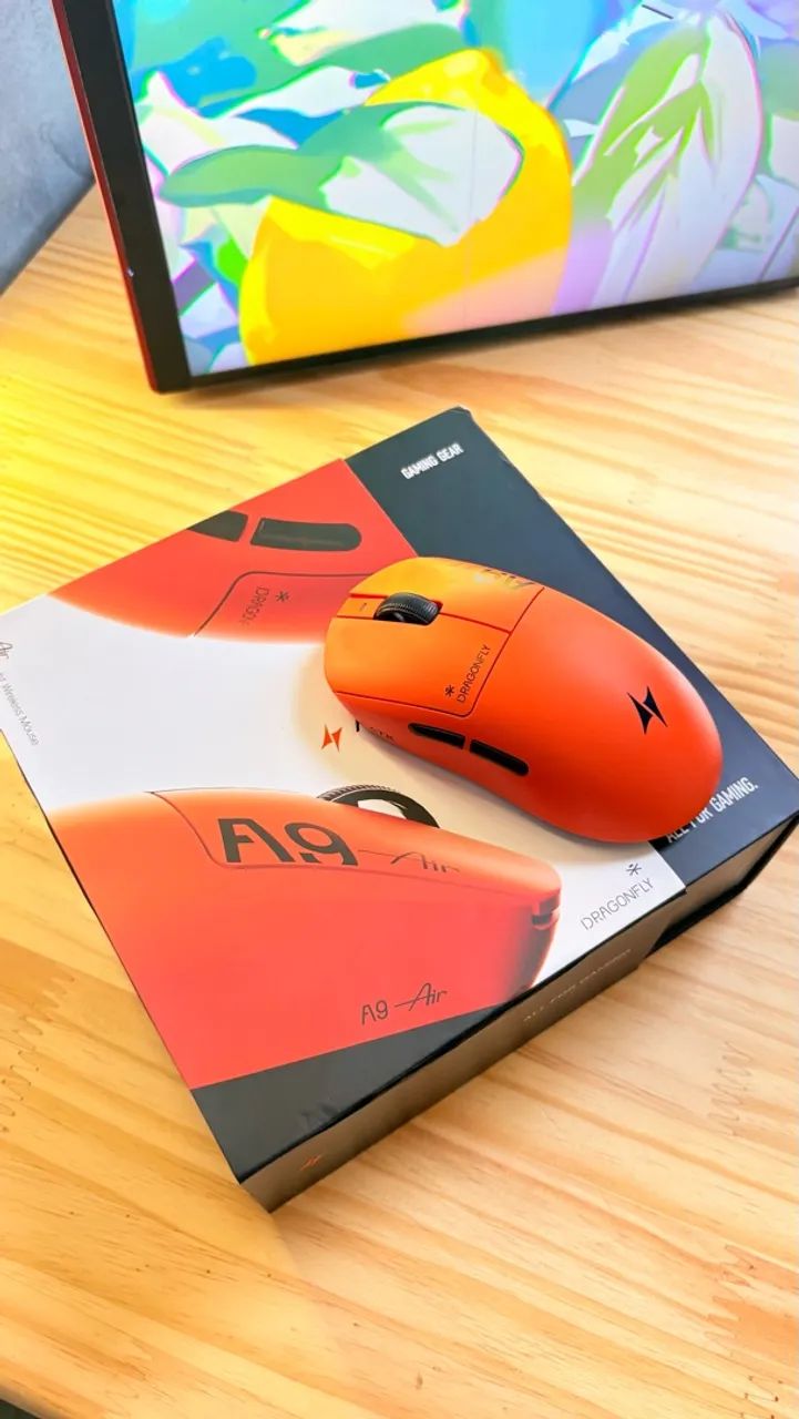 Mouse ATK A9 Air Laranja 