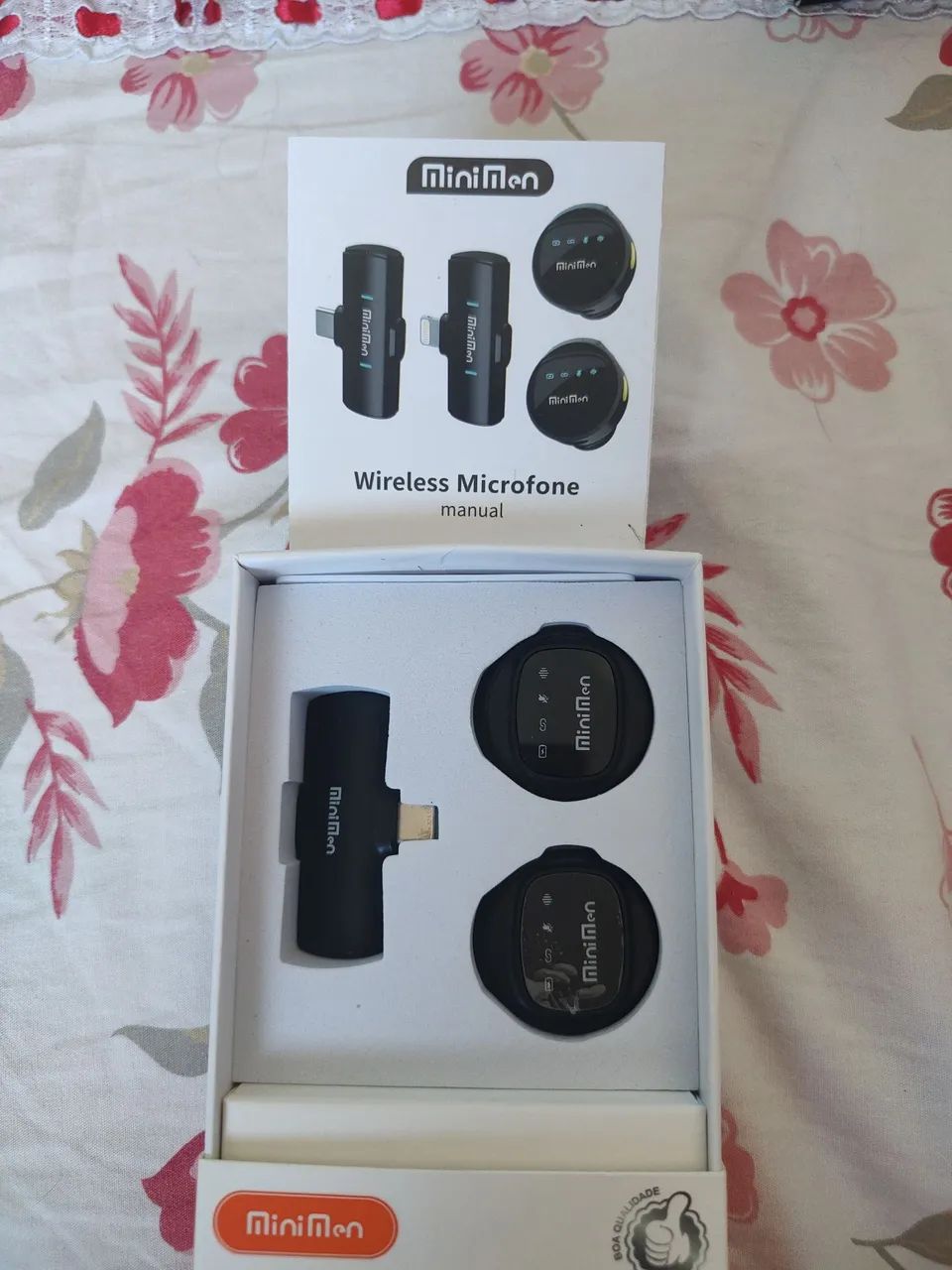 Mini microfone de lapela magnético  - Foto 5