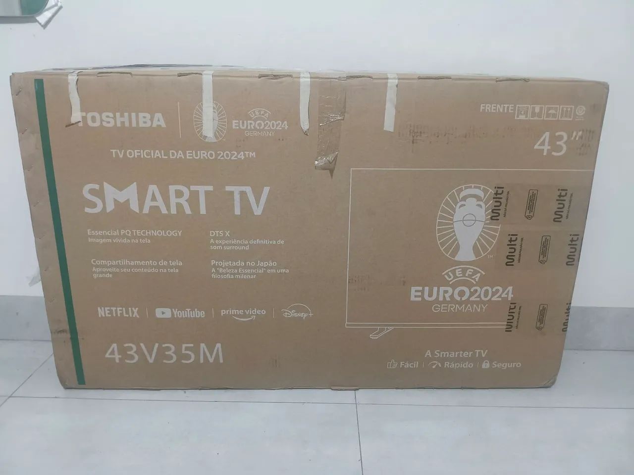 Tv 43 Toshiba nova Na caixa - Passo Cartão 