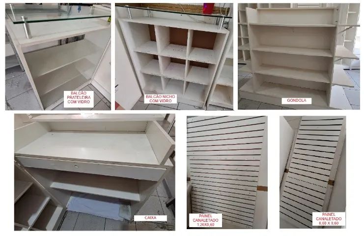 Lote de móveis usados para loja - Foto 2