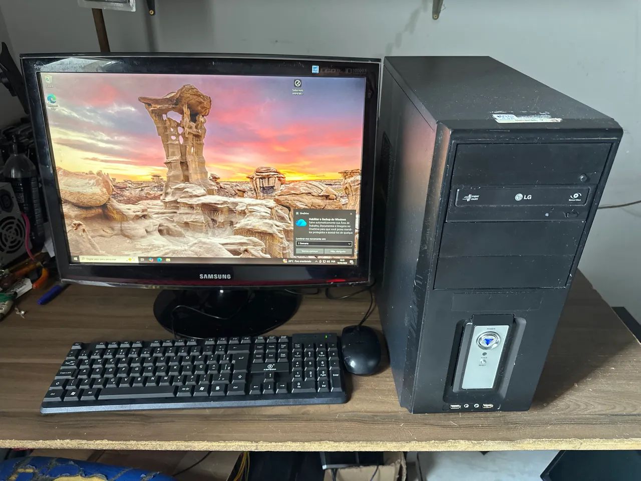 Computador i3 top completo tela 19 com ssd para empresas 