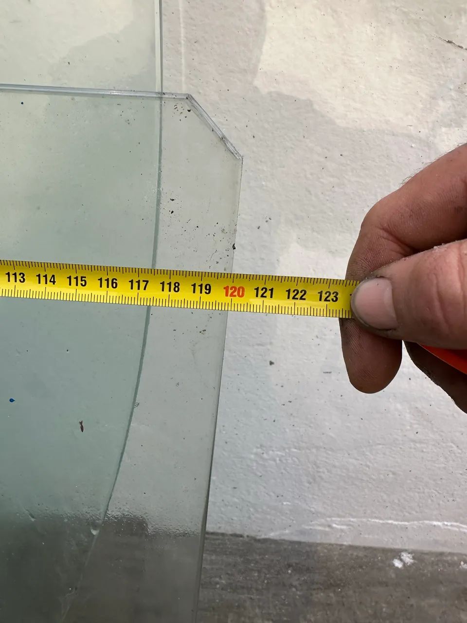 Tampo vidro 120cm x 59cm