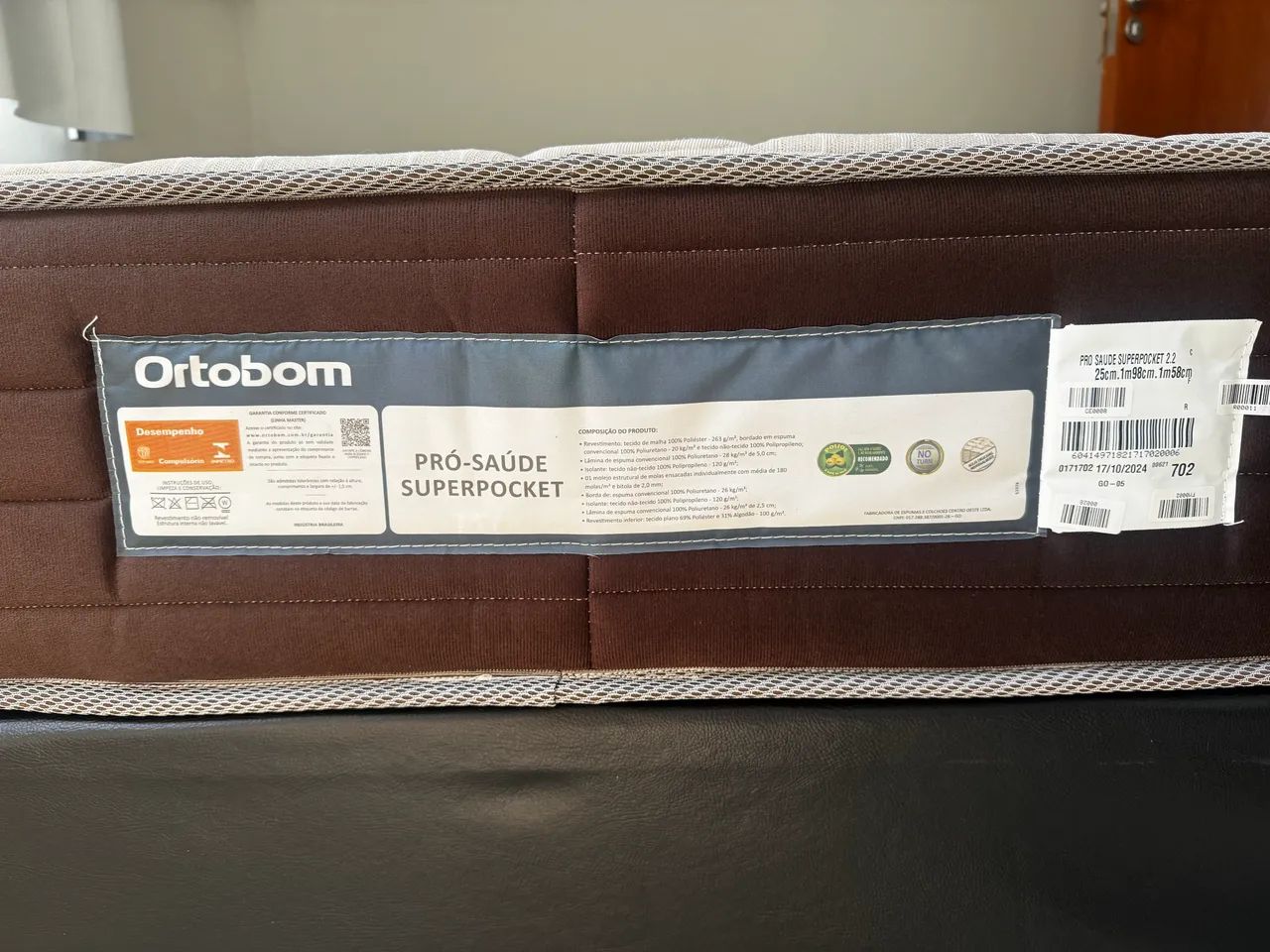 Cama box + colchão Ortobom Queen  - Foto 4
