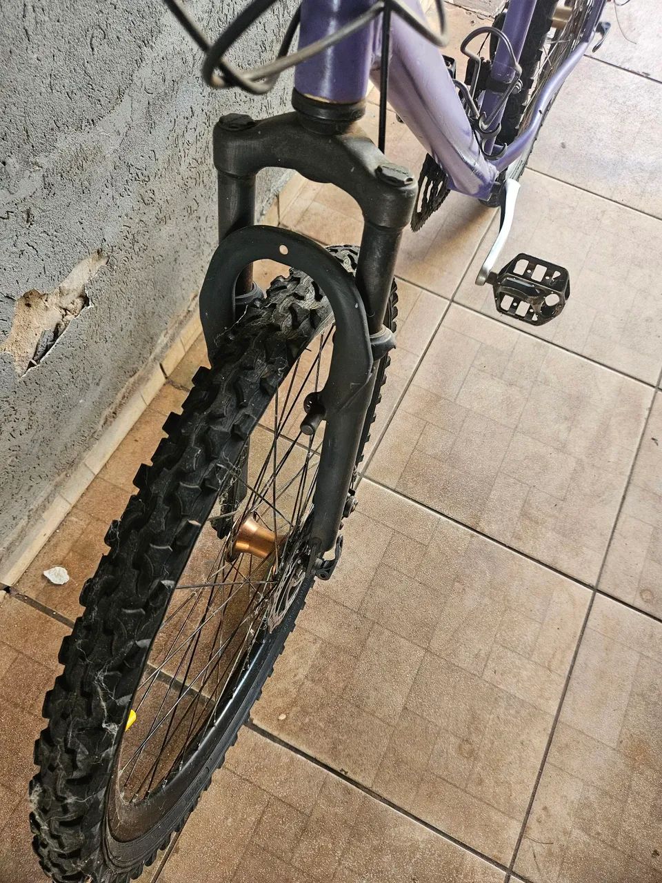 BICICLETA ARO 26 LILÁS - Foto 3