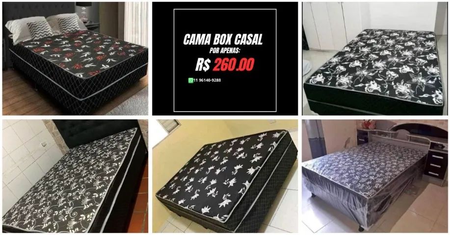 cama box casal (promoção)