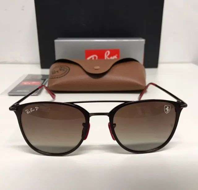 óculos de sol ray ban rb3601 ferrari coffe